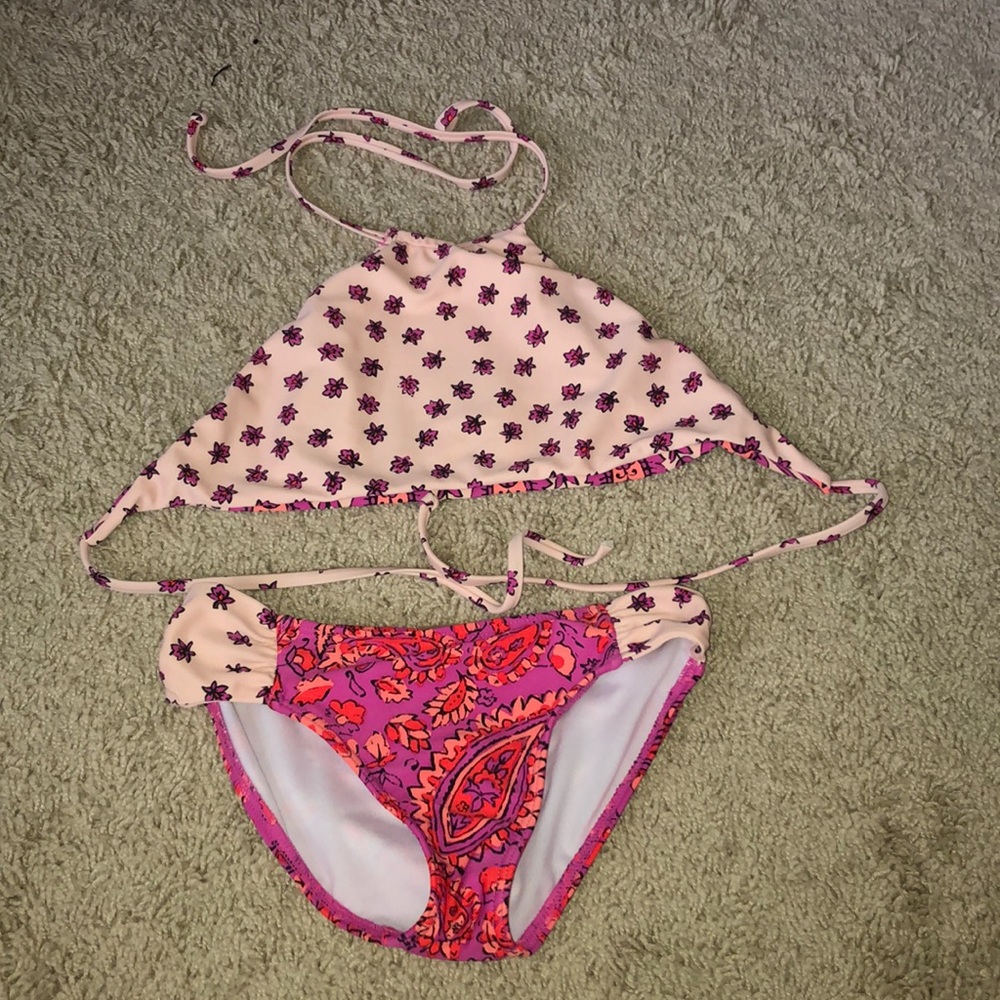 billabong kids 2 piece swimsuit